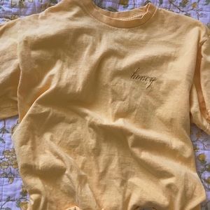 brandy melville honey shirt